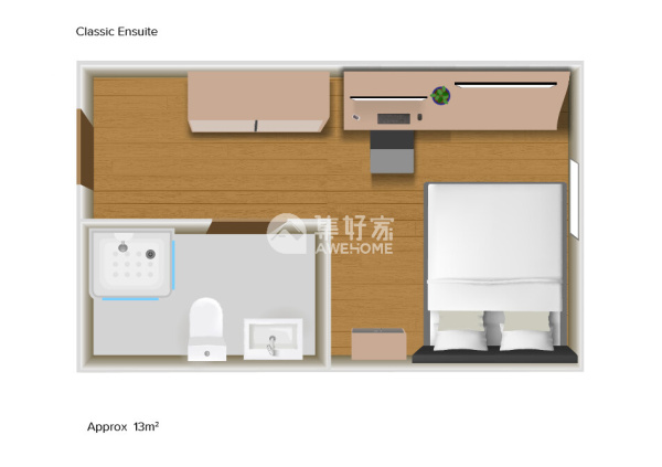 留学生最好的选择-纽约城市大学约克学院2b2b公寓